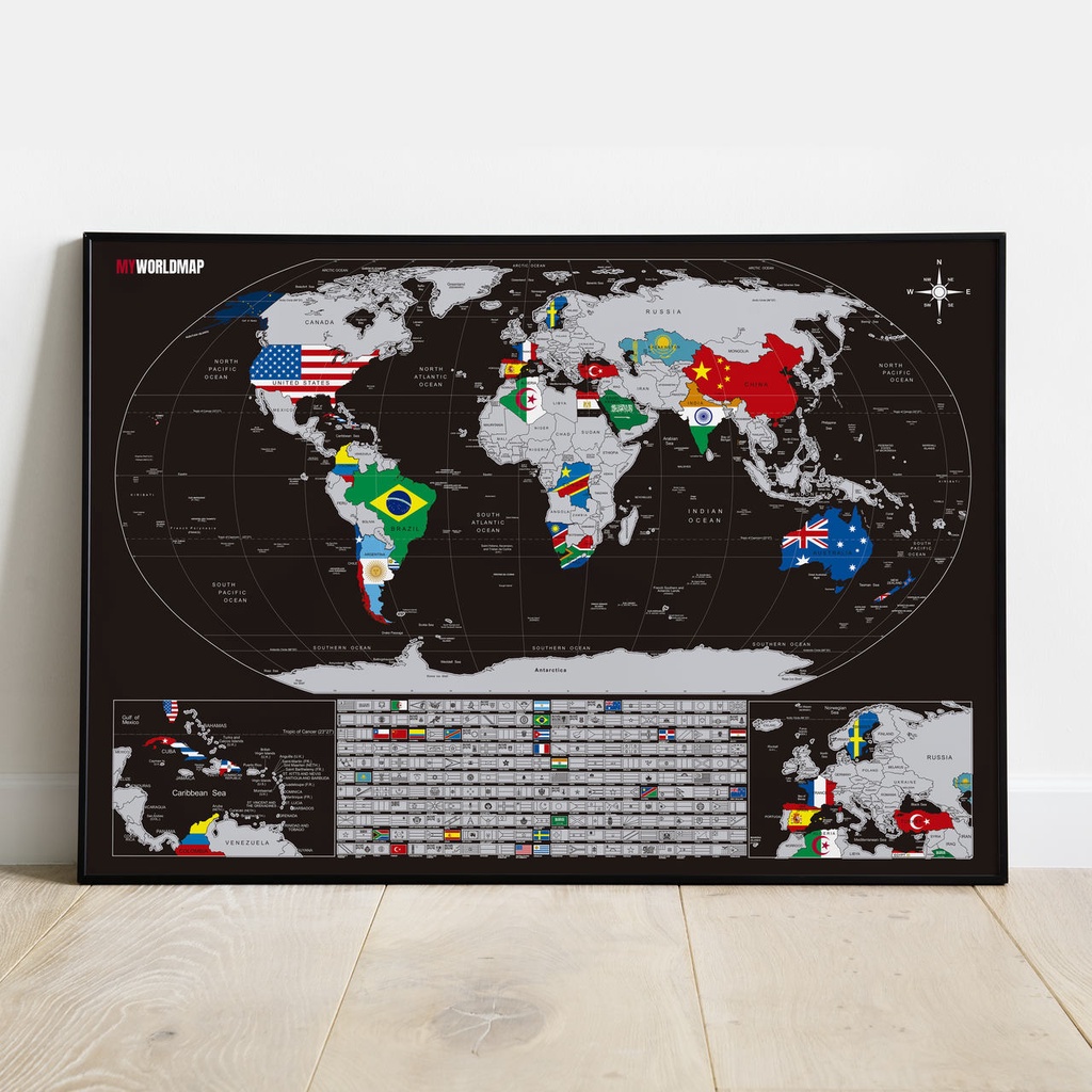 Mapas de Bandeiras de Todos os Países do Mundo