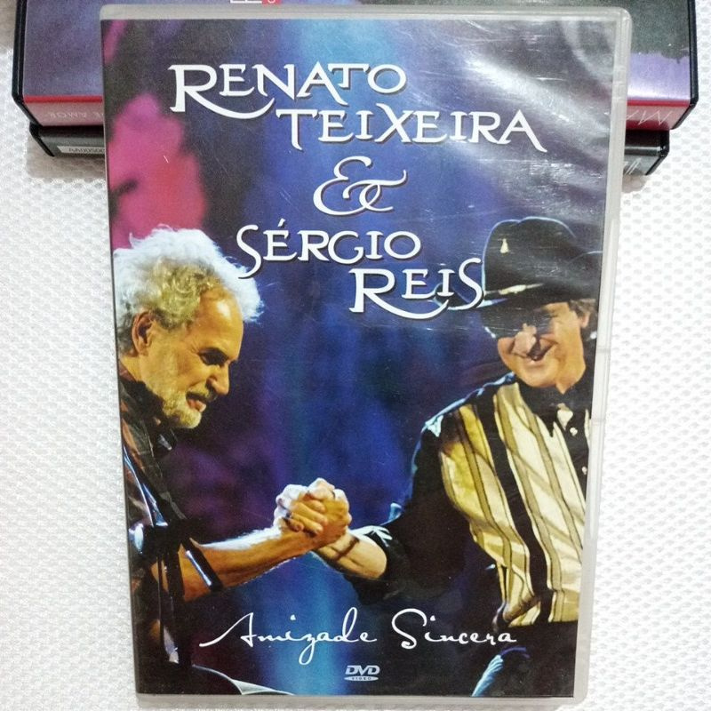 DVD Renato Teixeira e Sergio Reis Amizade Sincera