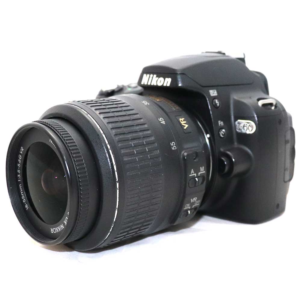 Câmera Nikon D60 com Lente 18-55mm Seminova | Shopee Brasil