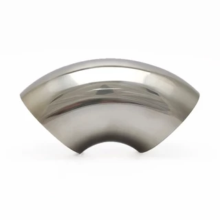 Curva Para Adaptação Em Corrimão / Escapamento Inox 304 - 90 Graus Em 2,5 Polegadas