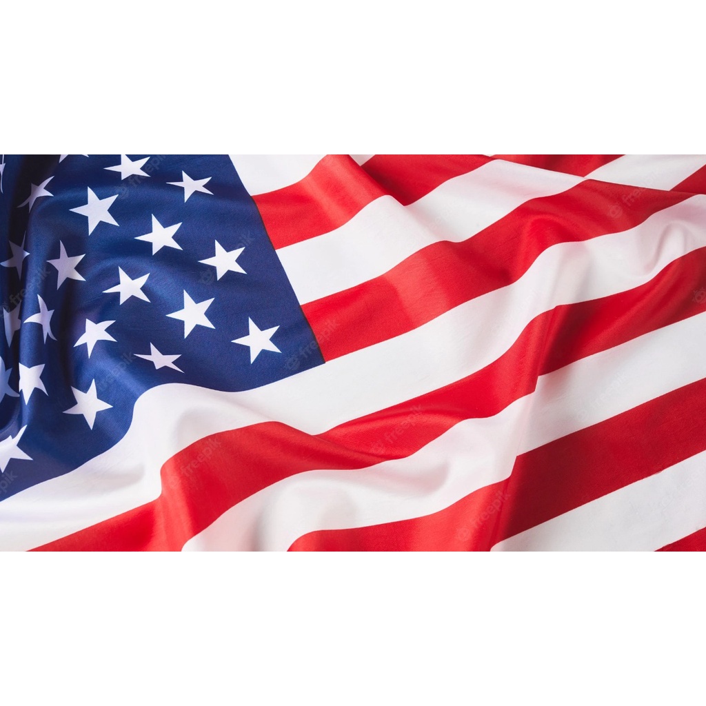 Bandeira dos Estados Unidos de Cetim 1,40x0,91cm Copa do Mundo EUA