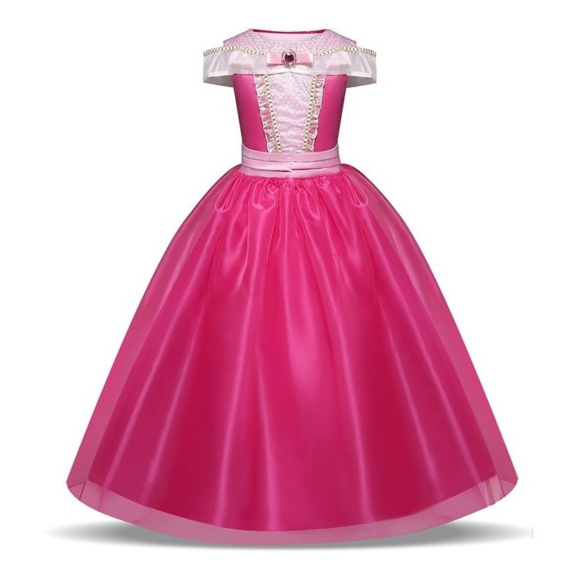 Vestido Fantasia Luxo Bela Adormecida Princesa Aurora