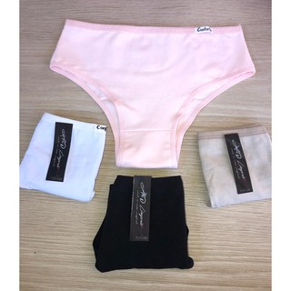 (kit 3 Peças) Calcinha De Algodão Pós Parto , Modeladora Forro 100% Algodão Lingerie Cós Alto Roupa Feminina Tangão