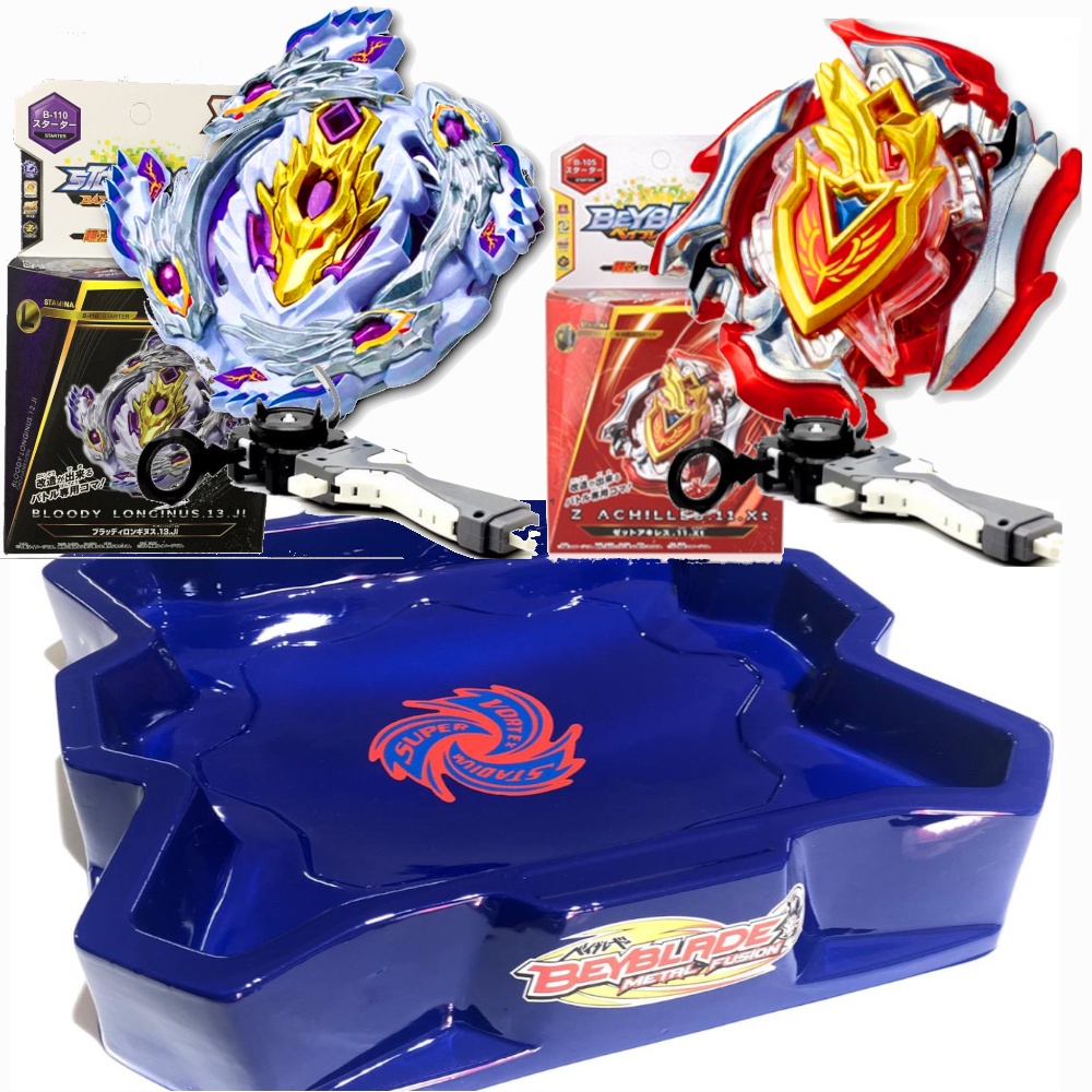 Beyblade Bloody Longinus vs Z Achilles Arena TOP GYRO Shopee