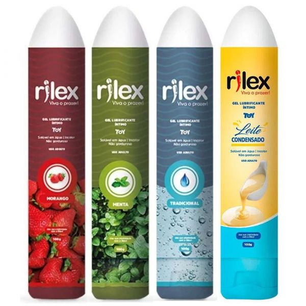 Rilex Toy Gel Lubrificante Íntimo Aromático 100g - SEX SHOP
