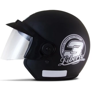 Capacete De Moto Pro Tork Aberto Liberty 3 Com Viseira Tipo Piruzinho Passeios