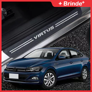 Soleira Volkswagen Virtus Kit 8 Peças