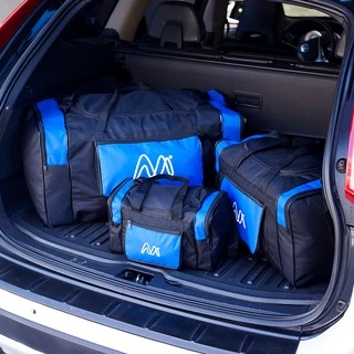 Kit 3 Bolsa De Viagem E Trabalho Modelo Sacola Gg g P Azul em Oferta na Shopee