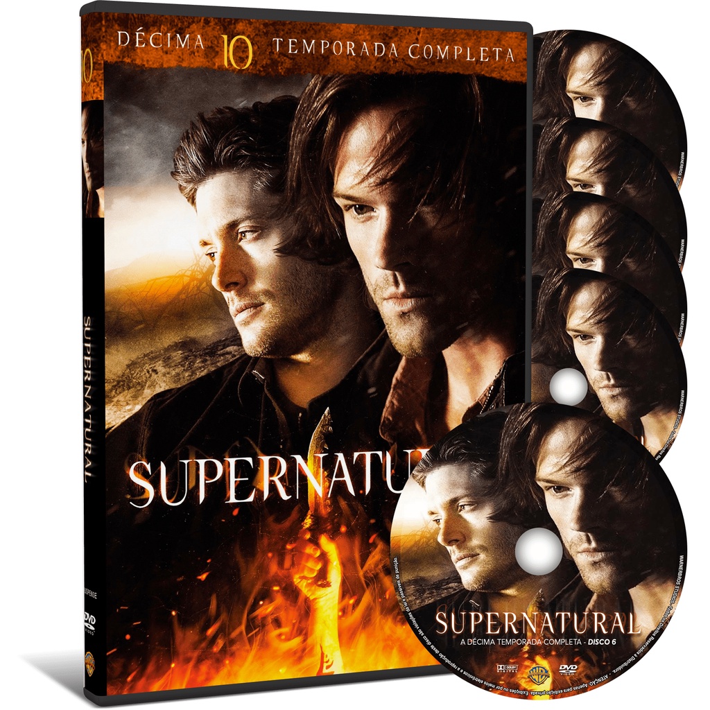 DVD Supernatural (Sobrenatural) 10ª Temporada | Shopee Brasil