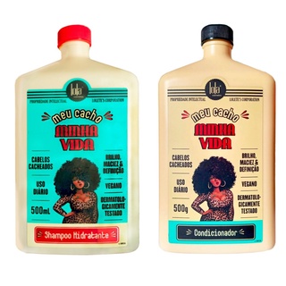 Kit Shampoo 500ml + Condicionador 500g Meu Cacho Minha Vida | Lola Cosmetics