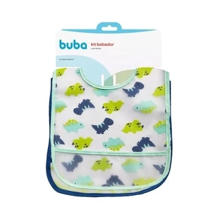 Kit 2 Babadores Com Bolso Pega Migalha Buba