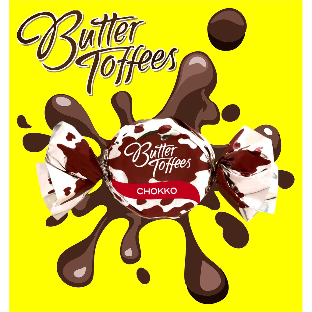 Bala Butter Toffees Chokko Arcor c/ 25unidades | Shopee Brasil