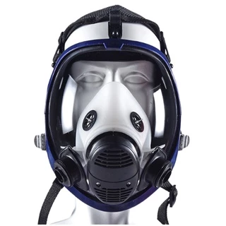 Máscara De Gás Respirador Para Pintura Spray Formaldehyde Proteção Facial Completa Com Filtro De Óculos Reutilizável