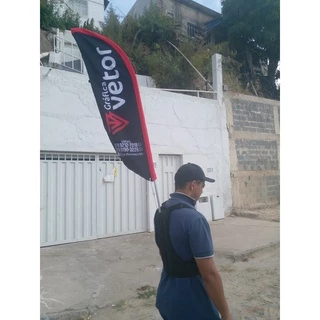 Wind banner mochila para panfletagem