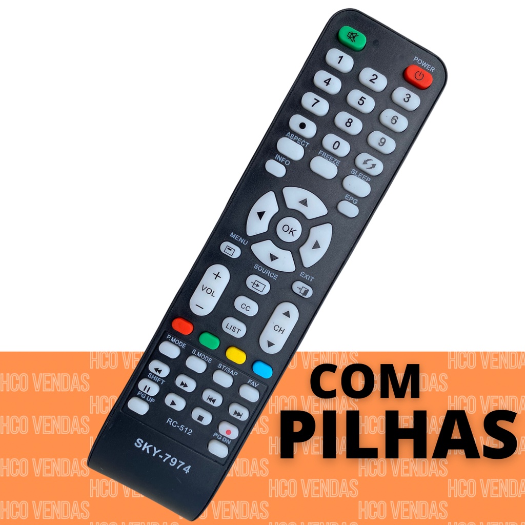 Controle Remoto Tv Lcd Led Cce Ln39g Ln32g Lt32g Lk42 Lh42