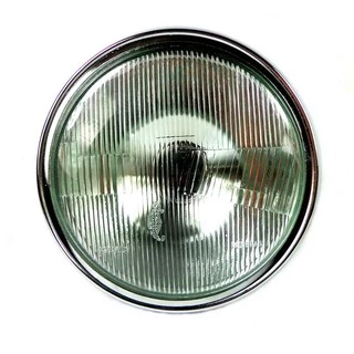 Farol Completo Cromado Custom Cafe Racer Chopper Bobber