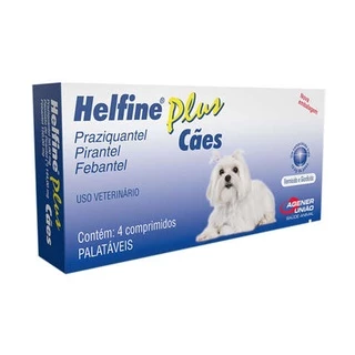 Vermifugo Helfine Plus Caes C/4 Comp