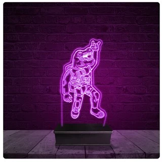 Luminária e Abajur Acrílico Led - Astronauta Desenho 28