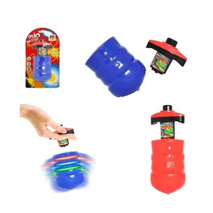 Pião Grande de Brinquedo Super Divertido C Luz e Som - Tem Tem Digital -  Brinquedos e Papelaria, aqui tem!