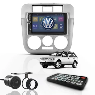 Kit Central Multimídia Mp5 2 Din Bt Espelha Dvd Vw Parati G4