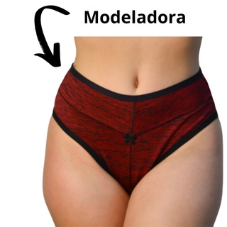 Kit 4 calcinha alta PLUS SIZE pós parto modeladora cós alto lingerie feminina Promoção