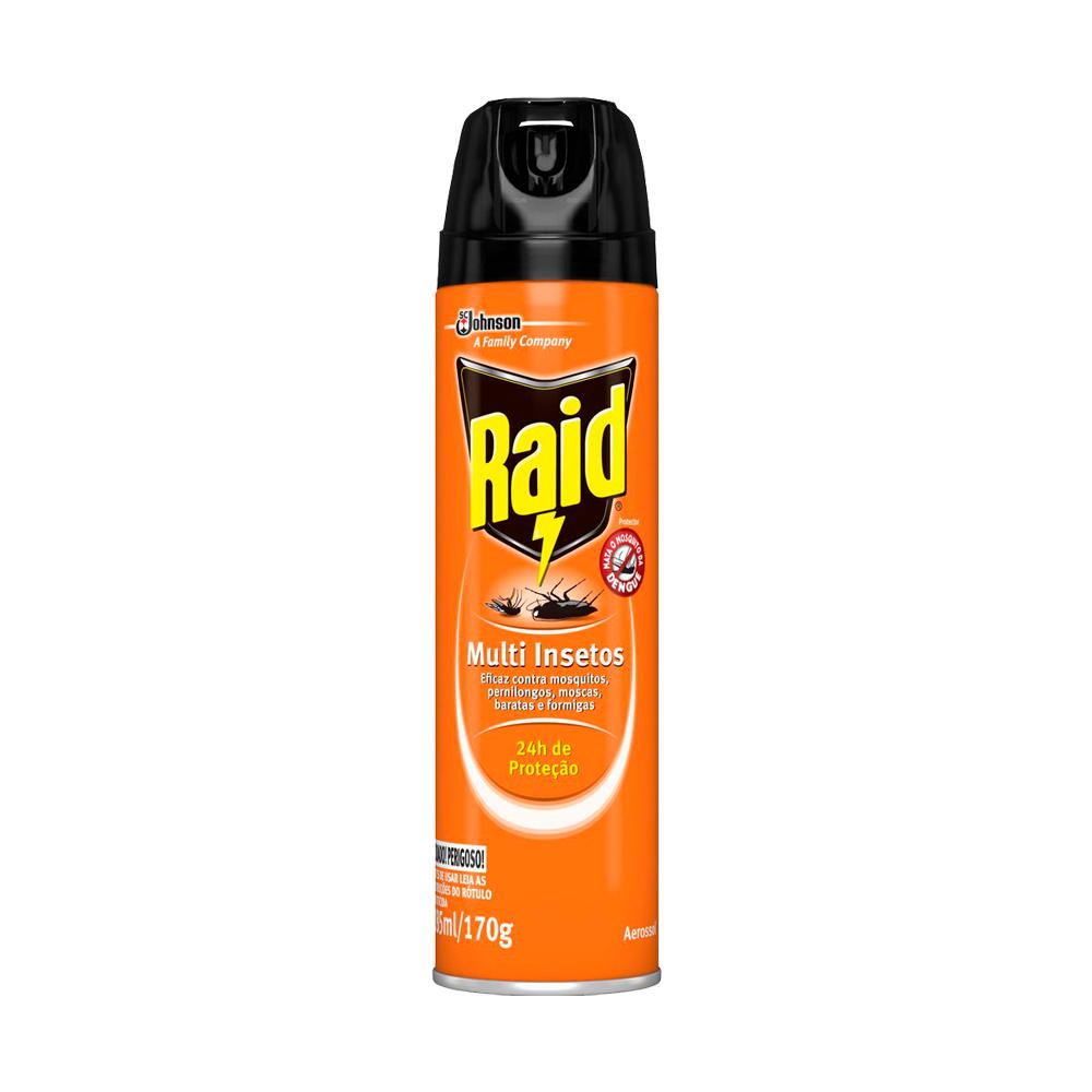 Inseticida Aerossol Raid Multi-Insetos 285ml | Shopee Brasil