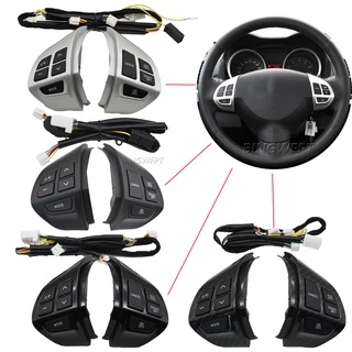 Botão De Interruptor De Controle De Cruzeiro De Áudio Do Volante 8701A087 Para Mitsubishi Asx Lancer Outlander Rvr Pajero Sport 8602A008