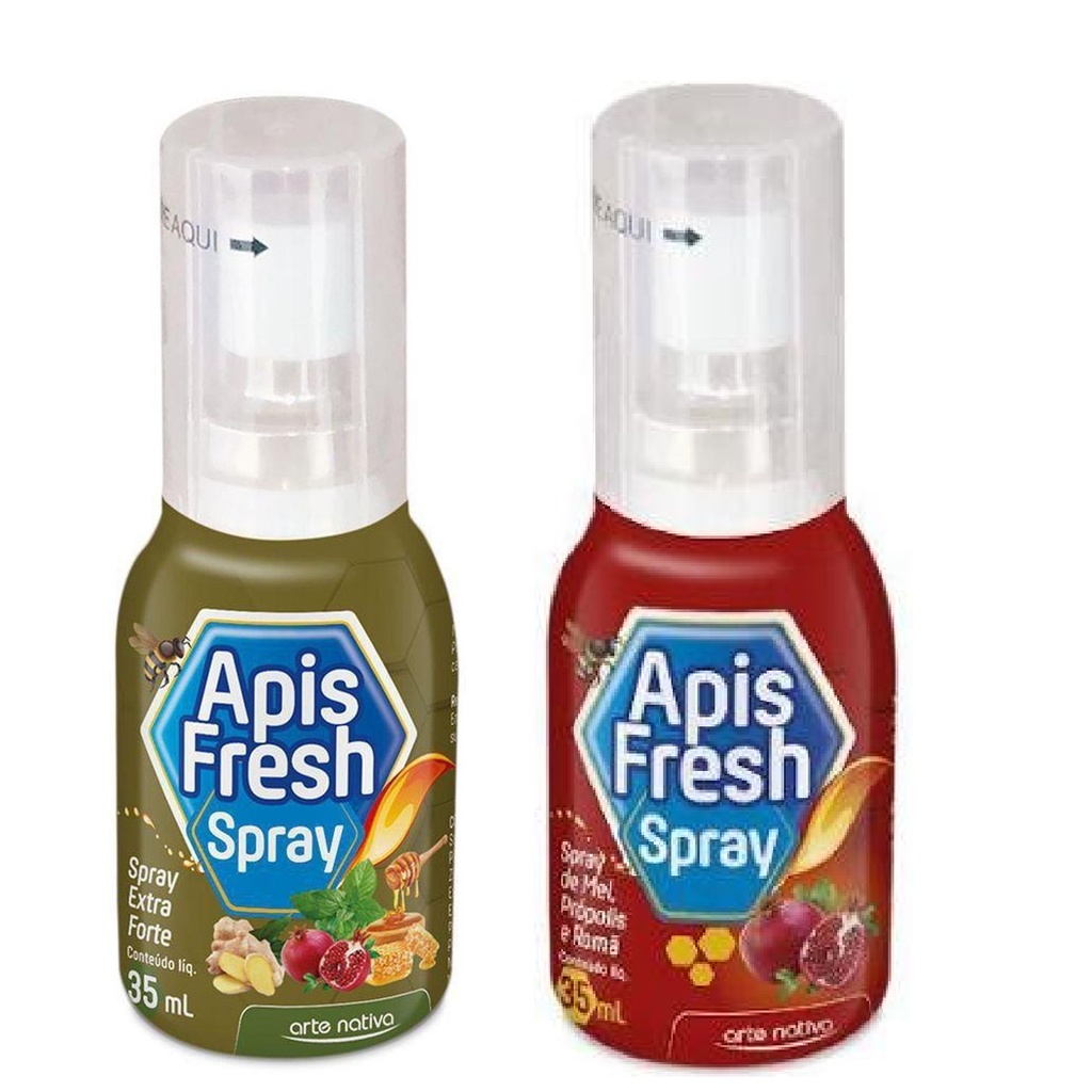 Apis Fresh Spray Extra Forte e Mel, própolis e Romã Shopee Brasil