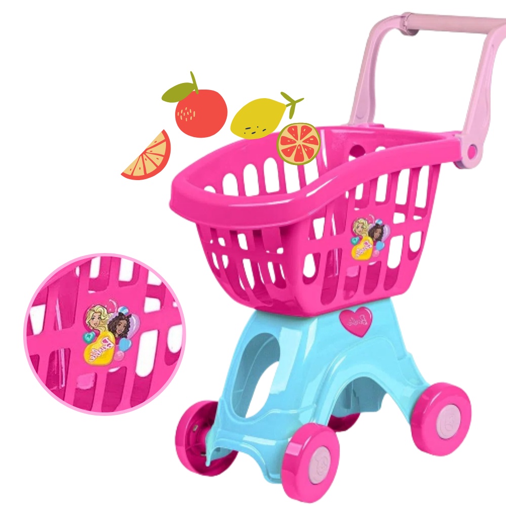 Esquirla Conjunto de jogo de carrinho, carrinho de compras infantil, jogo  de simulação, supermercado, carrinho de mão, carrinhos de supermercado,  brinquedo, Vermelho