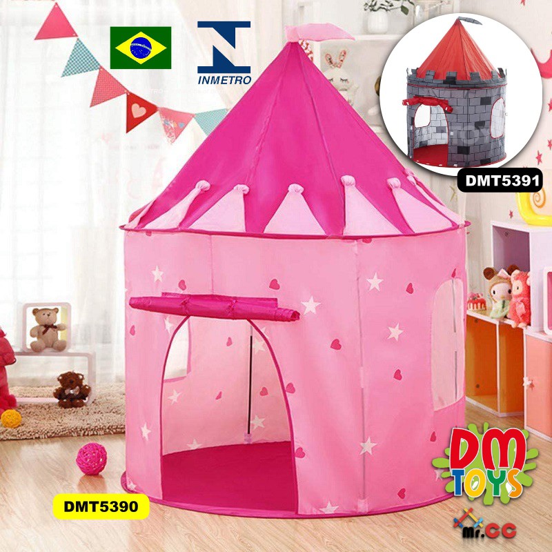 Barraca Toca Infantil Cabana Dobrável Tenda Menino Menina