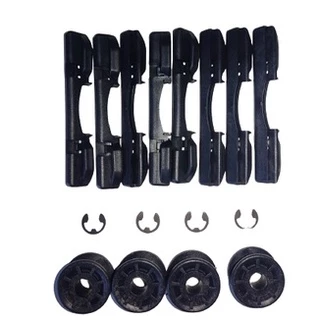 Kit Carretel Roldana trava e deslize Banco Fiat Uno, Palio, Palio Weekend, Siena, Strada, Fiorino, Premium, Elba - 16 Peças