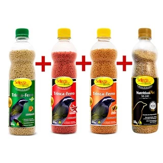 Trinca Ferro Ração Extrusada Sellecta Natural + pimenta + mamão + SR 240