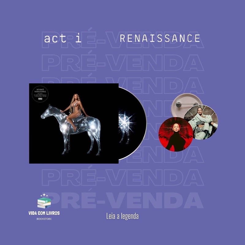 CD Beyoncé – Renaissance (importado e lacrado + bottons exclusivos ...