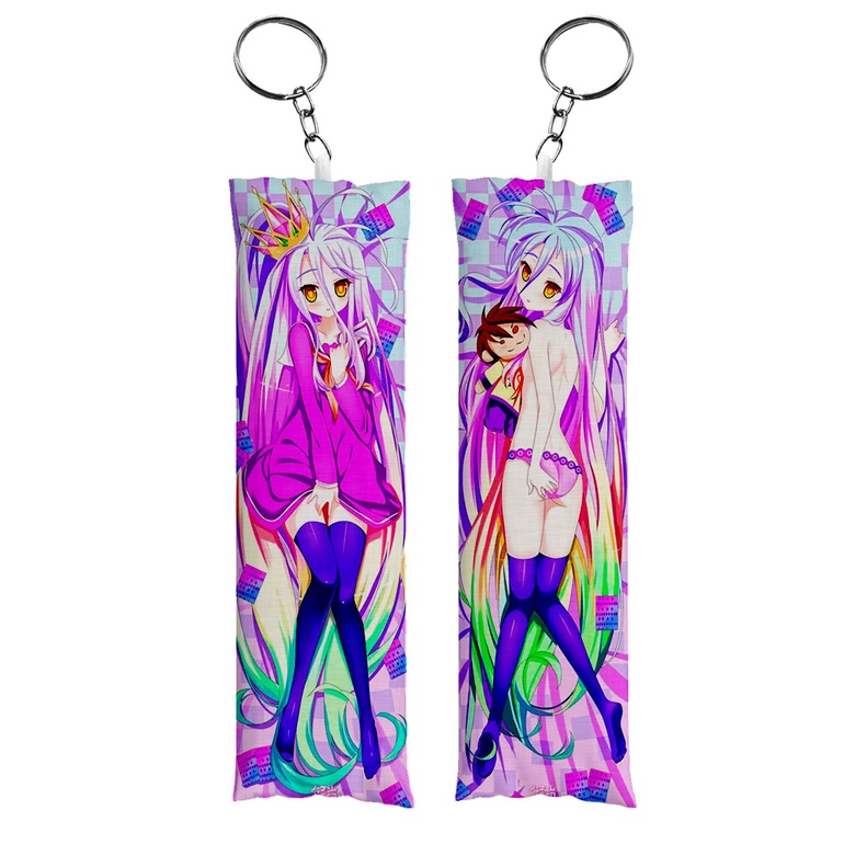 Chaveiro - Mini Dakimakura - No Game No Life