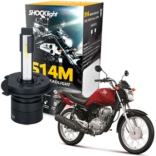 Lâmpada Ultra Led Farol Moto Honda Cg 125 150 160 Titan Start Fan