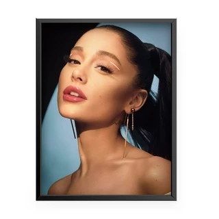 Quadro Decorativo Quarto Sala Decoração Moldura Música Cantora Ariana Grande #5