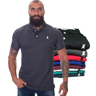 Camiseta Masculina U.S. Polo Assn. Cavalo Denim E Co Military Polo Azul  Marinho