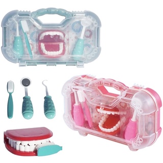 Maleta Kit Dentista Infantil Dentista 4 Peças Rosa Pakitoys :  : Brinquedos e Jogos