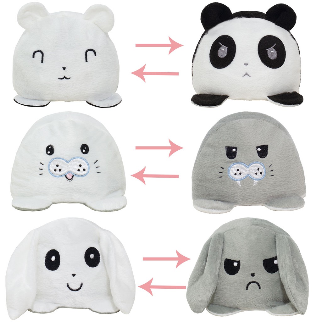 Tiktok Bichinho pelúcia do humor dupla face reversível | Polvo | Shopee Brasil