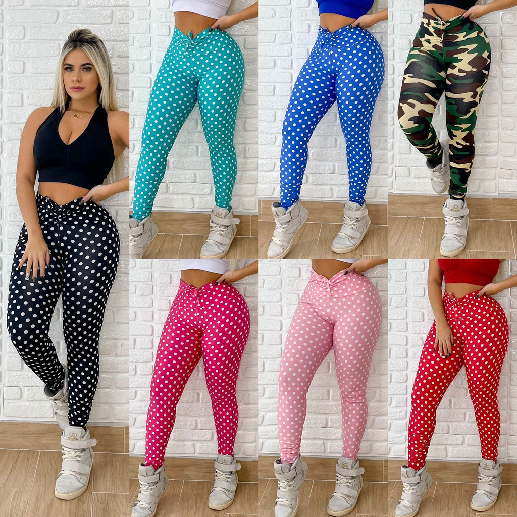 Legging Legue Esporte Feminino Calça Ginástica Corrida