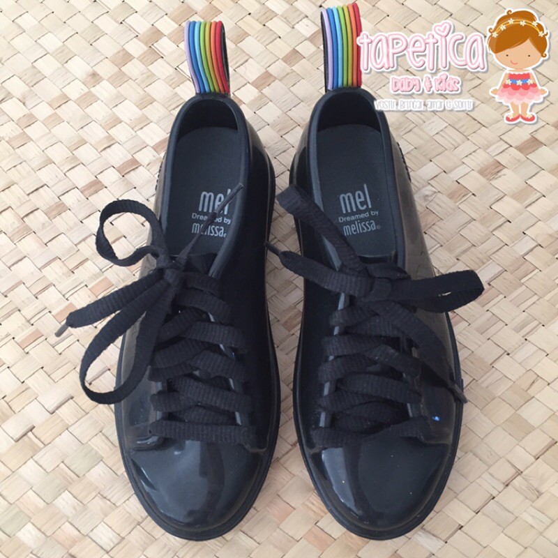 Tenis best sale preto melissa