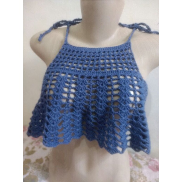 MINI BLUSA EM CROCHÊ  Passo a Passo 