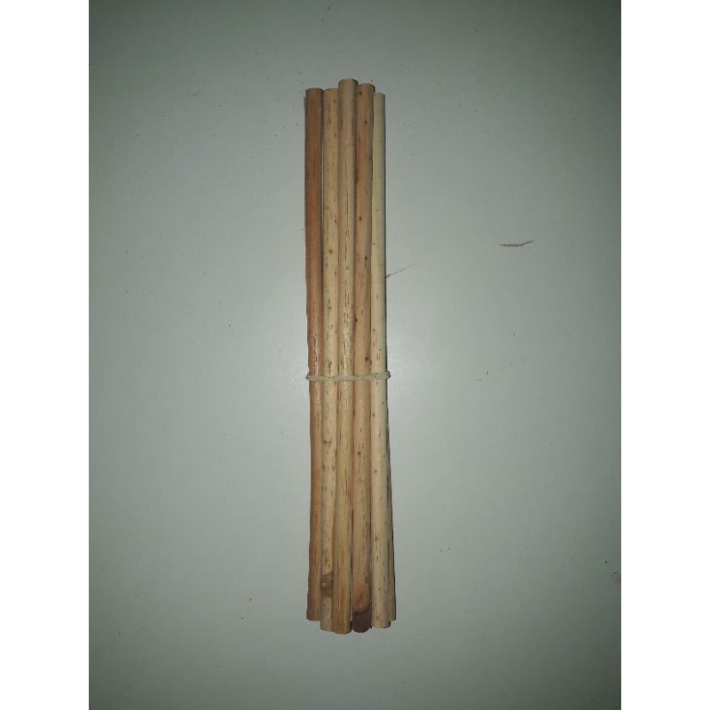 Poleiro De Madeira - 9,6 Mm - 10 Unidades - 30 Cm De Comp