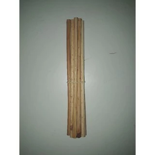 Poleiro De Madeira - 9,6 Mm - 10 Unidades - 30 Cm De Comp