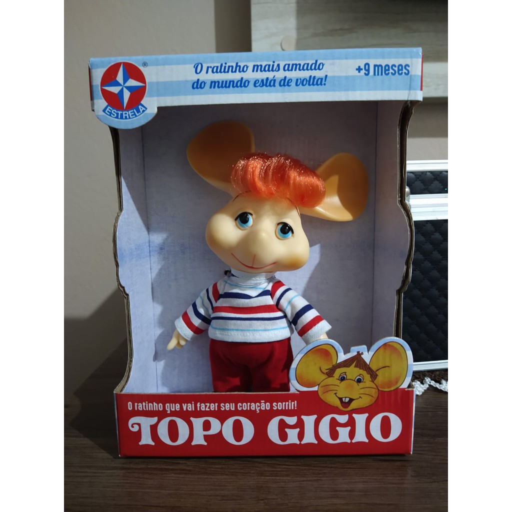 Boneco Topo Gigio de vinil 20 cm - EDIÇÃO ESPECIAL - Estrela | Shopee ...