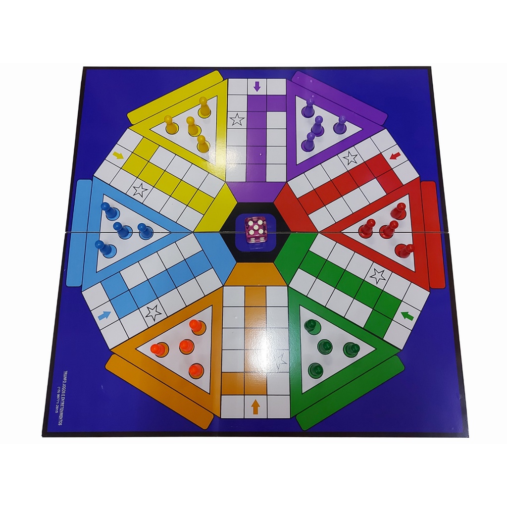 design de tabuleiro de jogos de ludo de seis jogadores 13139655