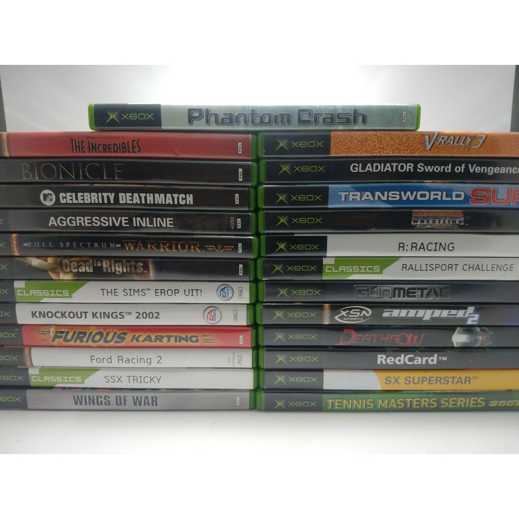 xbox classico jogo midia fisica