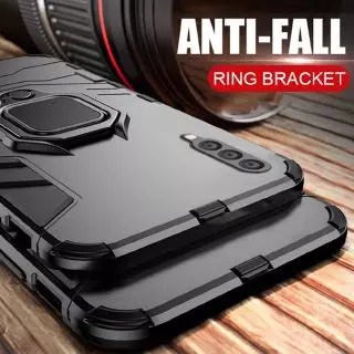 Samsung Galaxy M21S M31S M30S M01 M02 M11 M12 M62 F62 F52 Shockproof Hybrid Armor Rugged Car Holder Ring Stand Case Cover