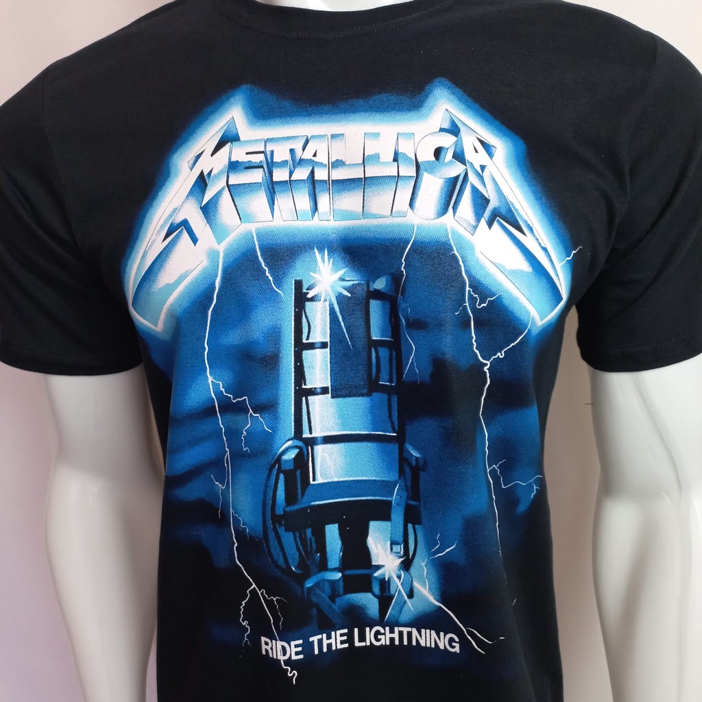 Camiseta Metallica Ride The Lightning Camisa de Rock