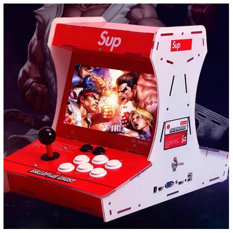 Console Retro Mini Fliperama Arcade Game Com 360 Jogos A6 Vermelho no  Shoptime